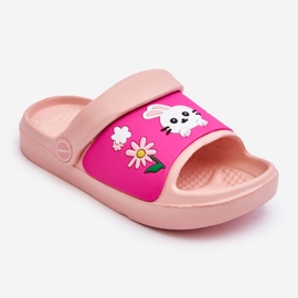 WJ1 Sandali Leggeri Per Bambini Con Motivo Animali Rosa Rico 1