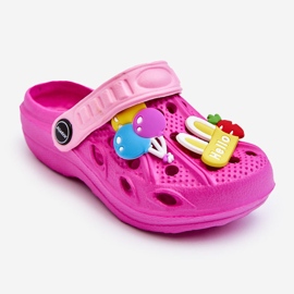WJ1 Infradito leggere in schiuma per bambini Fucsia Dolci rosa 1