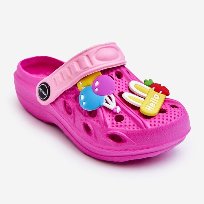 WJ1 Infradito leggere in schiuma per bambini Fucsia Dolci rosa 1