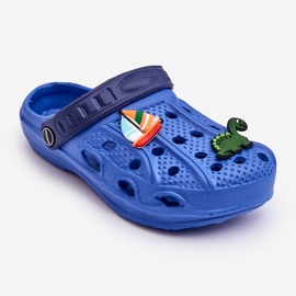 Ciabatte crocs leggere in schiuma per bambini Dolci blu 1