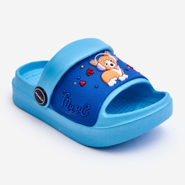 WJ1 Sandali Leggeri Per Bambini Con Motivo Cane Blu Rico 1