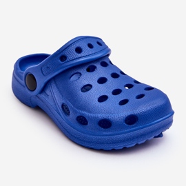 Pantofole in schiuma blu per bambini Lucas 1