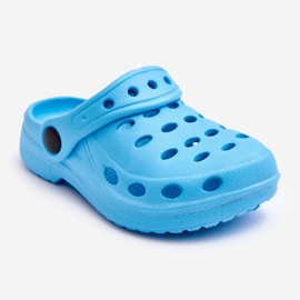 Pantofole in schiuma per bambini Lucas azzurro blu 1