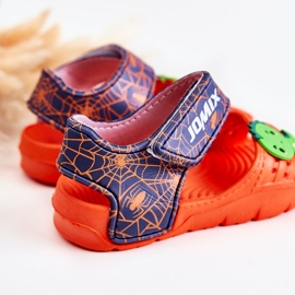 Sandali con velcro per bambini in schiuma leggera Arancio Asti arancia 2