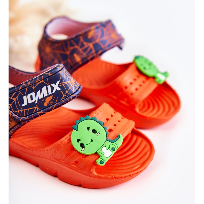 Sandali con velcro per bambini in schiuma leggera Arancio Asti arancia 1