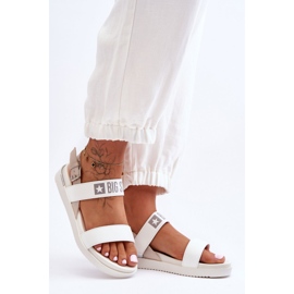 Sandali piatti da donna Big Star LL274939 bianchi bianca 1