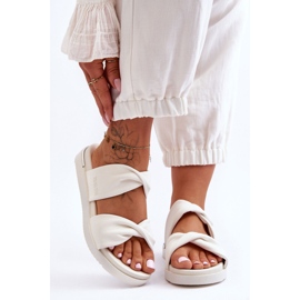 Sandali piatti da donna Big Star LL274A121 Bianco 2