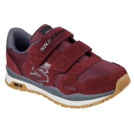 Scarpe Skechers Throwbax Jr 97360L/BURG rosso 1
