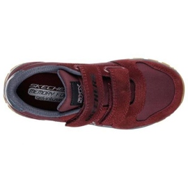 Scarpe Skechers Throwbax Jr 97360L/BURG rosso 2