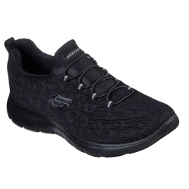 Scarpe Skechers Summits - Leopard Spot W 149037 Bbk nero 1
