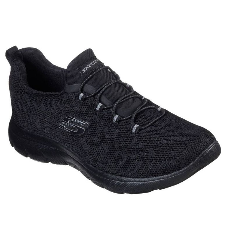 Scarpe Skechers Summits - Leopard Spot W 149037 Bbk nero 1
