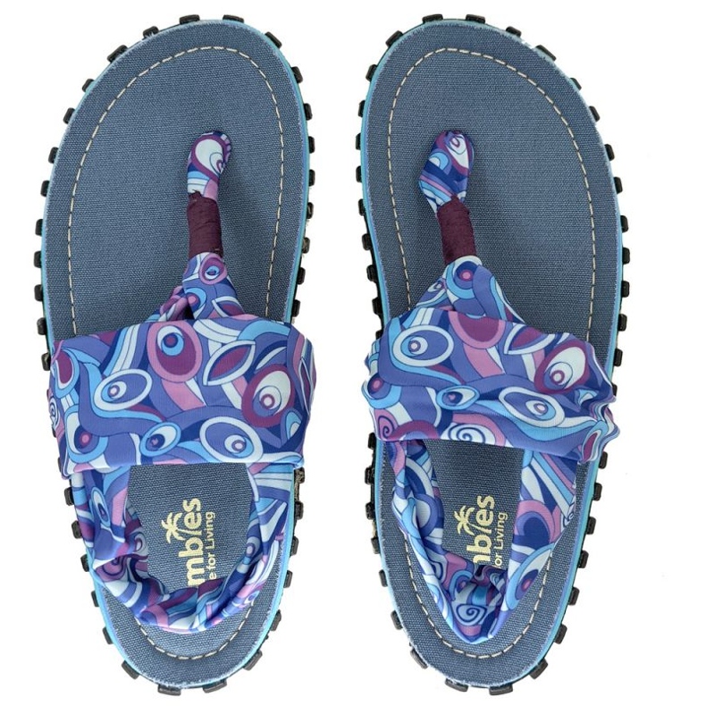 Infradito Gumbies Slingback W G-SB-WN-PEAC blu 1