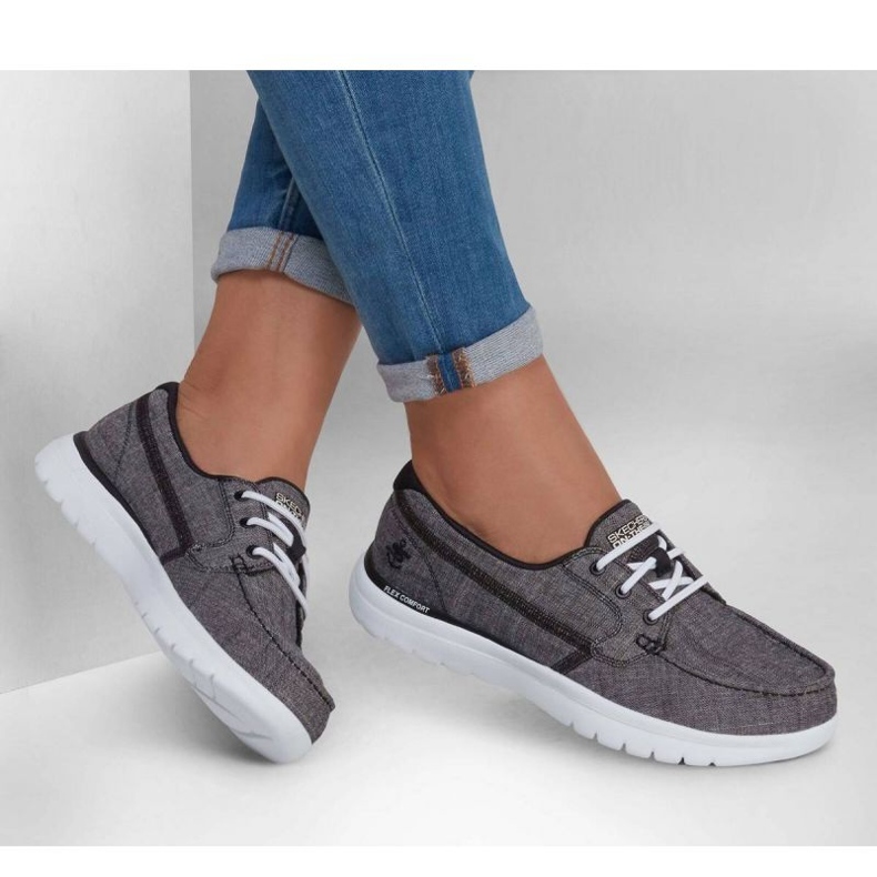 Skechers On The Go Flex Scarpe W 136453 Bkw nero 1