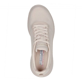 Scarpe Skechers Memory Foam Bobs Squad Chaos W 117209 Nude beige 1