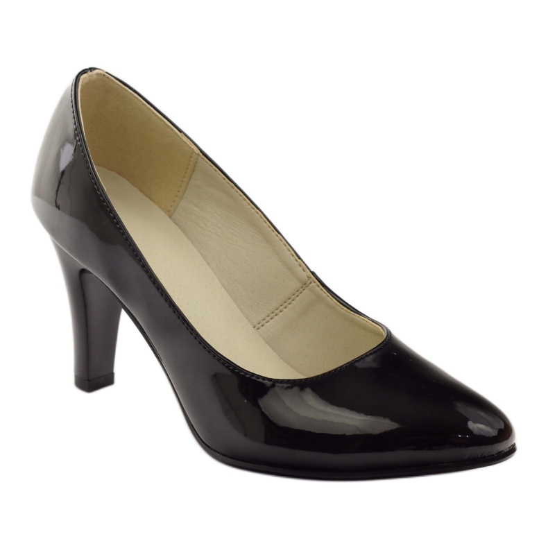 Décolleté laccate nere ZUZA 128 nero 1