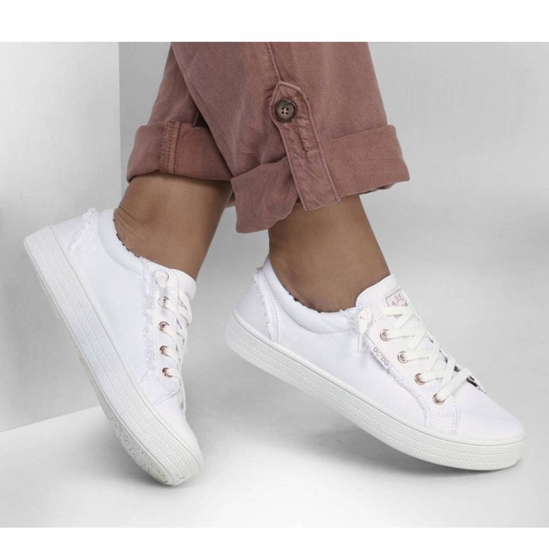 Skechers Bobs B Scarpe extra carine W 113328 Wht bianco 1