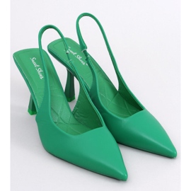 Décolleté con tacco aperto Donell Green verde 1
