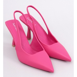 Décolleté Donell con tacco aperto Fucsia rosa 1