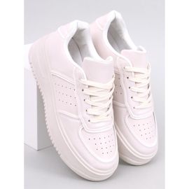 Secada Sneaker beige con suola alta 1