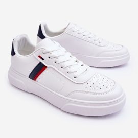 WJ1 Scarpe Sportive Classiche da Uomo Bianche e Blu Navy Enrique bianca 1