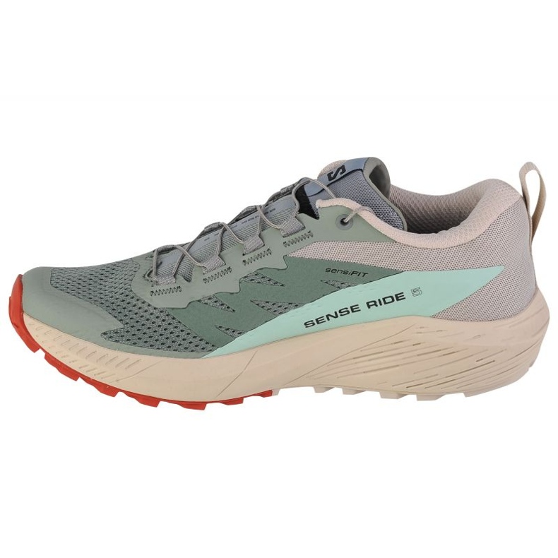 Scarpe Salomon Sense Ride 5 472123 verde 1
