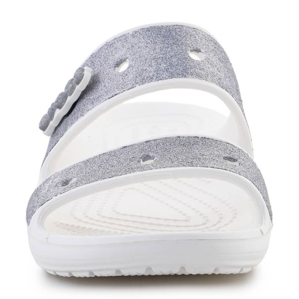 Crocs Pantofole Sandalo Classic Croc Glitter Ii W 207769-90H grigio 1