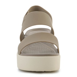 Sandali Crocs Brooklyn con zeppa bassa W 2064-53-2YI beige 1
