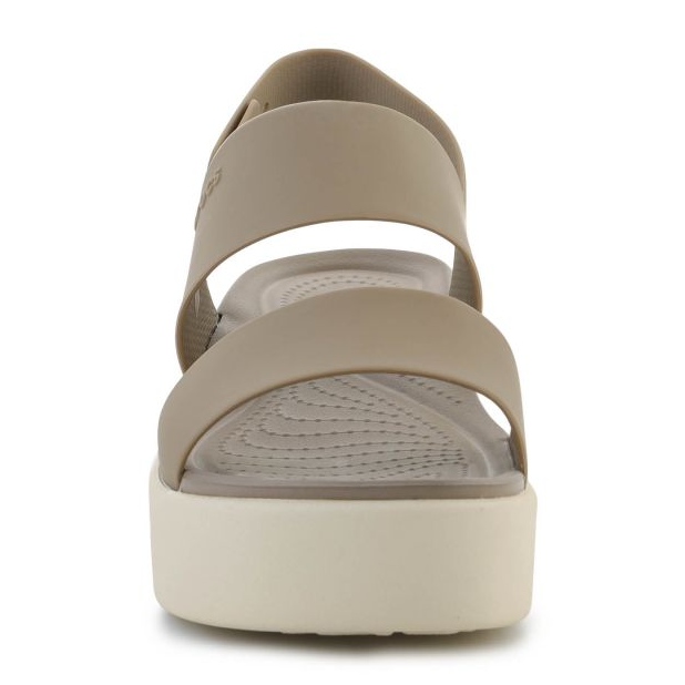Sandali Crocs Brooklyn con zeppa bassa W 2064-53-2YI beige 1
