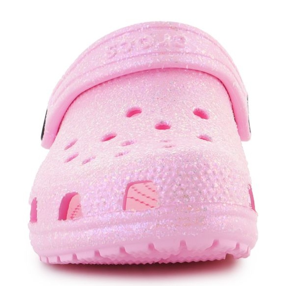 Crocs Classic Glitter Zoccolo K Jr 206993-6S0 rosa 1