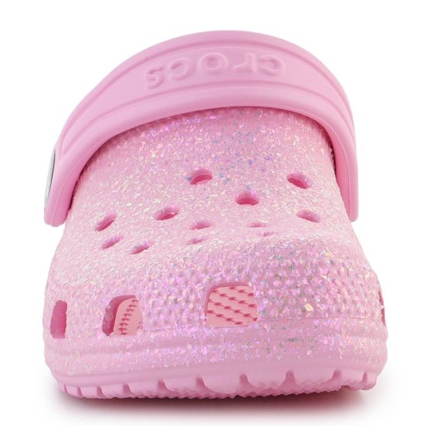 Crocs Classic Glitter Zoccolo K Jr 206992-6S0 rosa 1