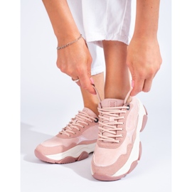 Sneakers Big Star da donna KK274385 rosa 1