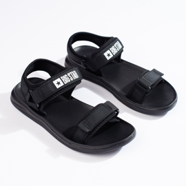 Sandali neri da uomo Big Star HH174842 nero 1