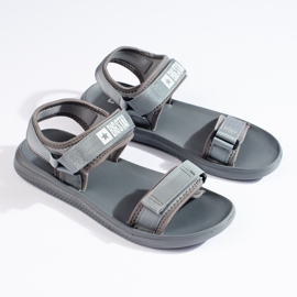Big Star HH174843 sandali grigi da uomo grigio 1