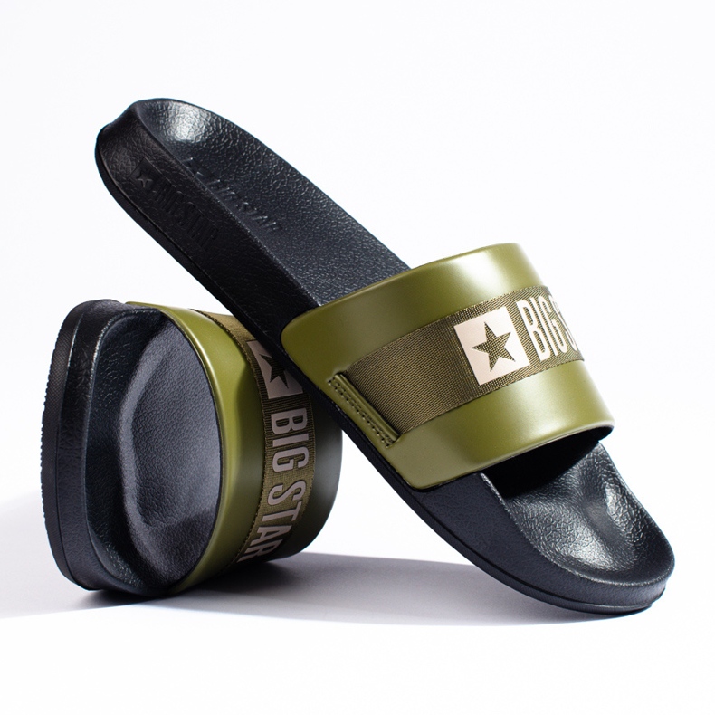 Ciabatte da uomo Green Big Star LL174458 verde 1