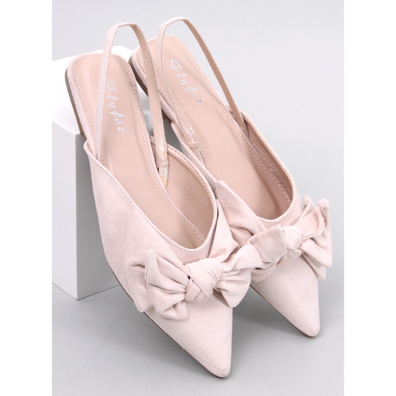 Pantofole con fiocco Geffen Beige 1
