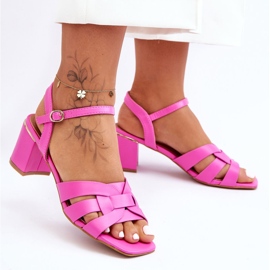 PG1 Sandali classici con tacco alto Misty rosa 1