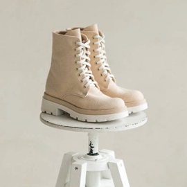 Marco Shoes Stivaletti primaverili in cotone 2090B-1265-4 beige 2