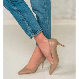 Marco Shoes Tacchi in nappa beige 2