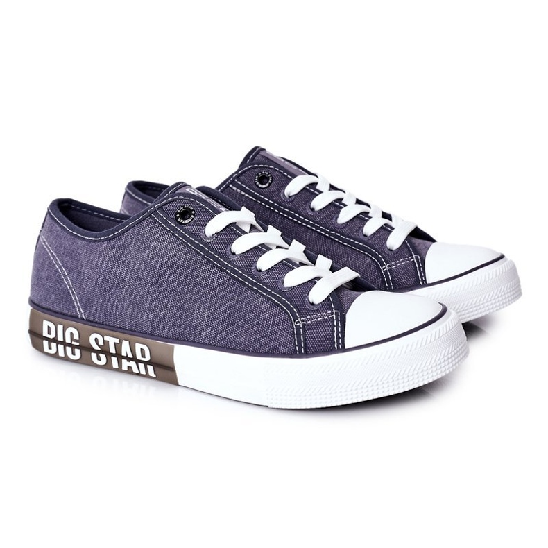 Sneakers uomo Big Star HH174047 blu navy 1