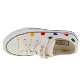 Sneakers Per Bambini Con Velcro Big Star JJ374053 Bianche bianca 5