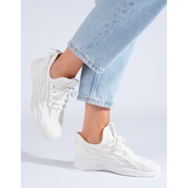Scarpe sportive bianche da donna LL274712 Big Star bianco 1