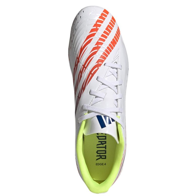 Scarpe da calcio Adidas Predator Edge.4 FxG M GW0989 bianca bianca 1
