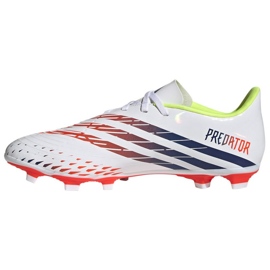 Scarpe da calcio Adidas Predator Edge.4 FxG M GW0989 bianca bianca 2