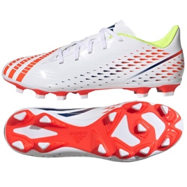 Scarpe da calcio Adidas Predator Edge.4 FxG M GW0989 bianco bianco 3