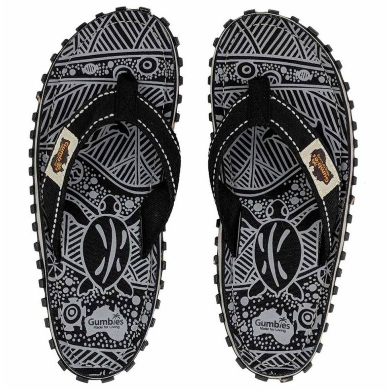 Infradito Gumbies Islander G-IS-UNI-BLSIG nero 1