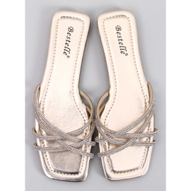 Pantofole Rexha Gold Zirconia d'oro 1