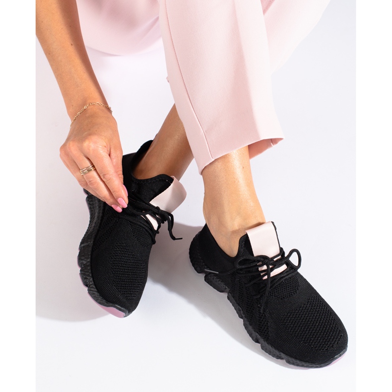 Shelovet scarpe sportive leggere nere nero 1