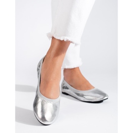 Ballerine argento da donna Shelovet d'argento 1