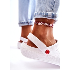 Ciabatte leggere da donna Kroks Big Star II275003 bianche bianco 5