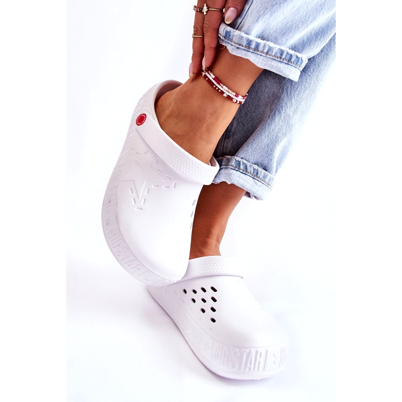 Ciabatte leggere da donna Kroks Big Star II275003 bianche bianco 6